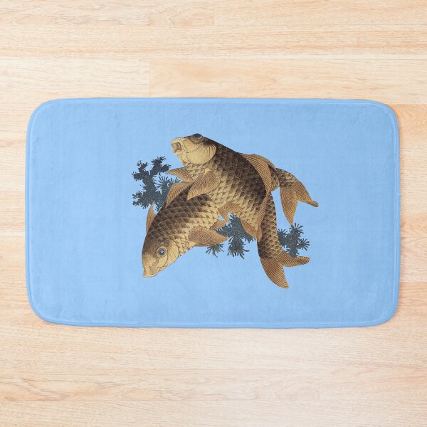 Item preview, Two carp among the algae. Hokusai designed and sold by Gotoo.
