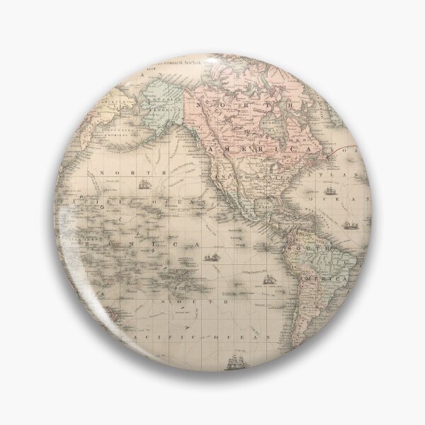 Item preview, Map of the World Vintage designed and sold by upoutandaway.