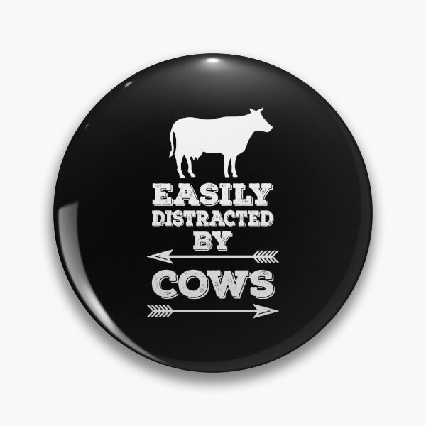 Item preview, Cows Easily Distracted By Cows Birthday Gift Idea designed and sold by haselshirt.