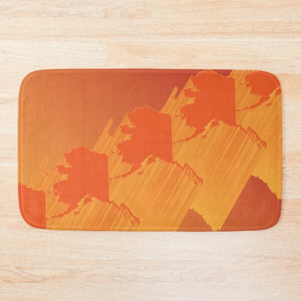 Item preview, Land of the Midnight Sun Alaska Map designed and sold by nadya.