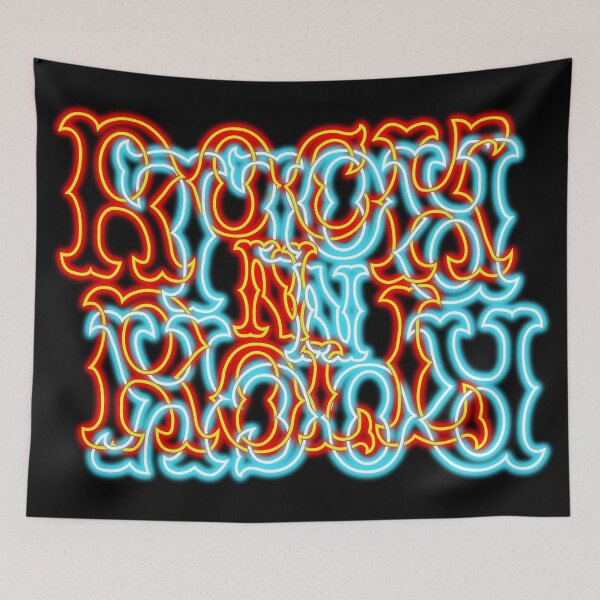 Item preview, Glowing Neon Fire and Ice RocK n RolL Anagram designed and sold by gkillerb.