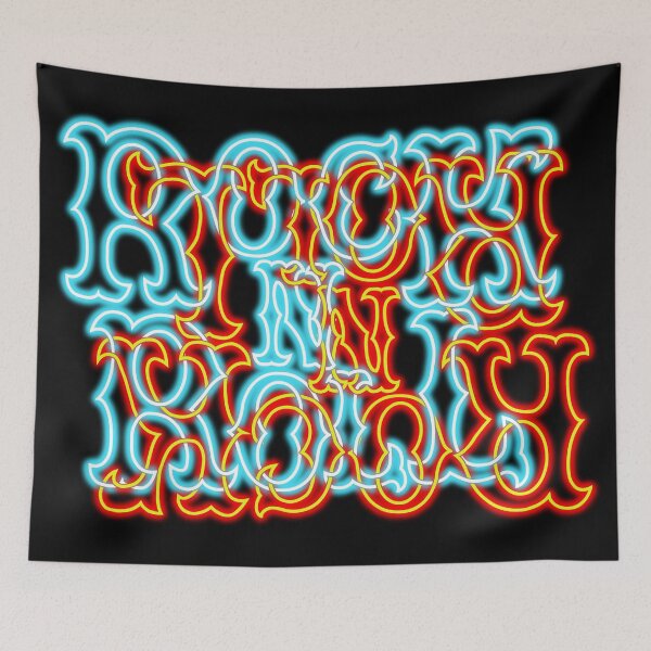 Item preview, Glowing Neon Ice and Fire RocK n RolL Anagram designed and sold by gkillerb.