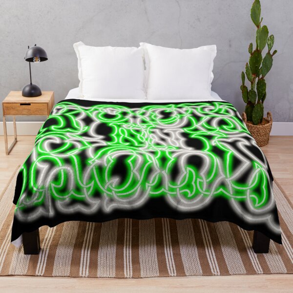 Item preview, Glowing Neon Green and White RocK n RolL Anagram designed and sold by gkillerb.