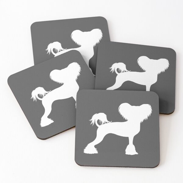 Item preview, Chinese Crested Silhouette(s) White Crestie designed and sold by Jenn Inashvili.