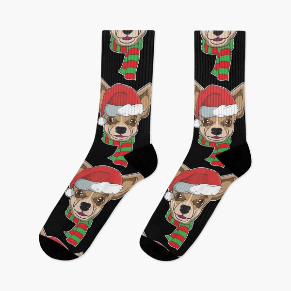 Artikelvorschau, Funny Christmas Dog Xmas Santa Chihuahua Holiday Gift entworfen und verkauft von haselshirt.