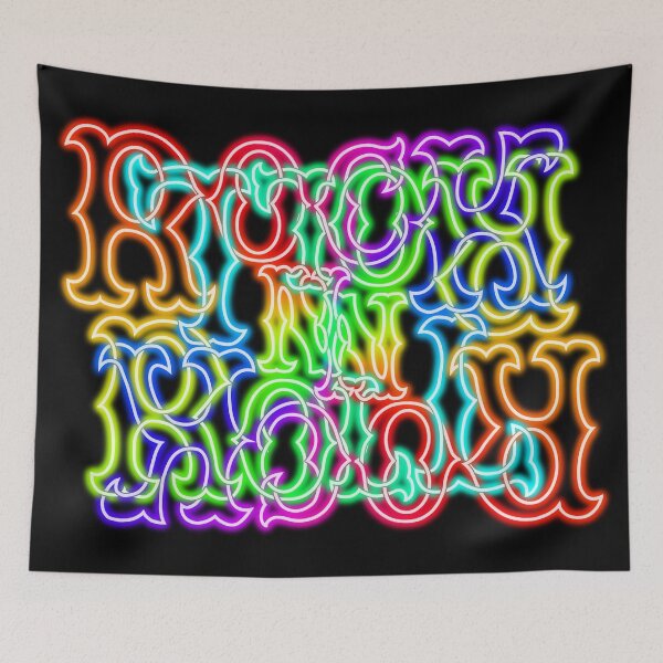 Item preview, Glowing Neon Rainbow RocK n RolL Anagram designed and sold by gkillerb.