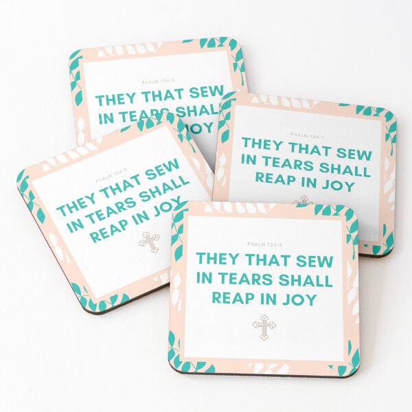 Item preview, Bible Quote Psalm 126:5 - Sew in Tears, Reap in Joy designed and sold by Ninjakandy.