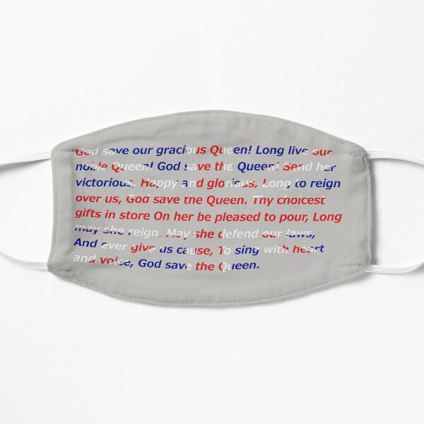Anthem Face Masks Redbubble - god save the queen united kingdom national anthem roblox code