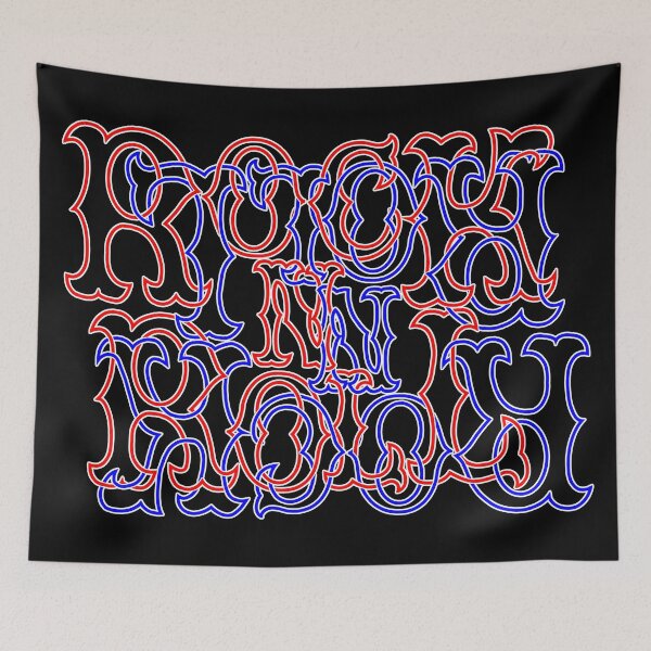 Item preview, Red and Blue RocK n RolL Anagram designed and sold by gkillerb.