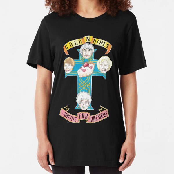 Gold N Girls "Appetite for Cheesecake" Shirt Slim Fit T-Shirt
