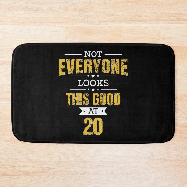 Item preview, 20th Birthday Gift Retro Twenty 20 Years Looks This Good Yellow designed and sold by haselshirt.