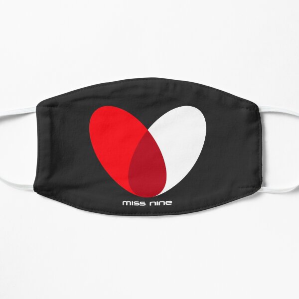 Miss Nine HEART Face Mask Flat Mask