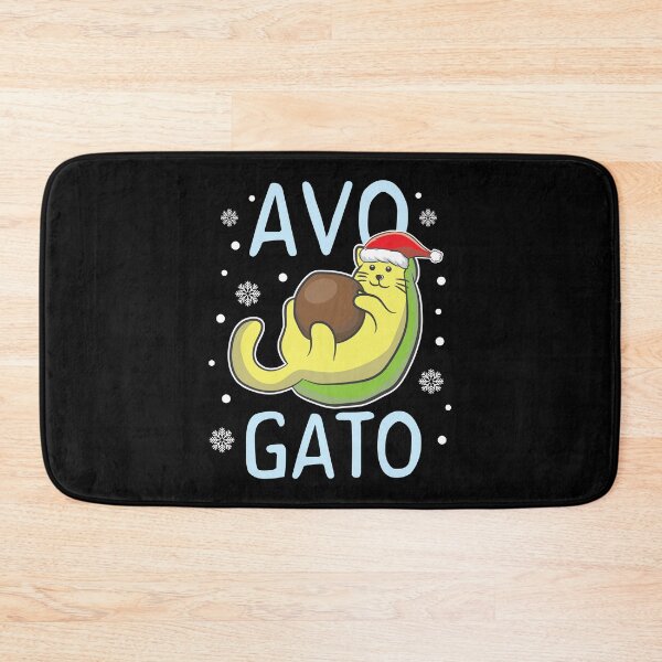 Item preview, Cats Santa Cat Avocado Lover Avogato Birthday Gift designed and sold by haselshirt.