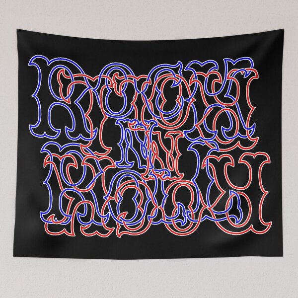Item preview, Blue and Red RocK n RolL Anagram designed and sold by gkillerb.