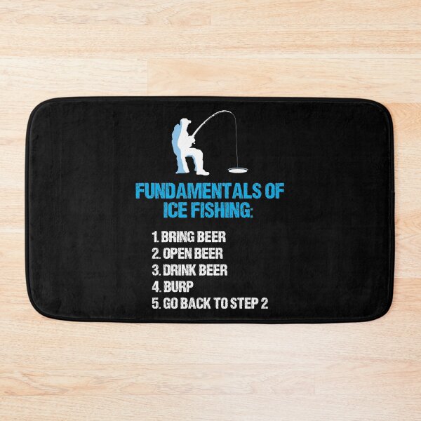 Item preview, Beer Ice Fishing Winter Ice Hole Winter Holiday Gift  designed and sold by haselshirt.