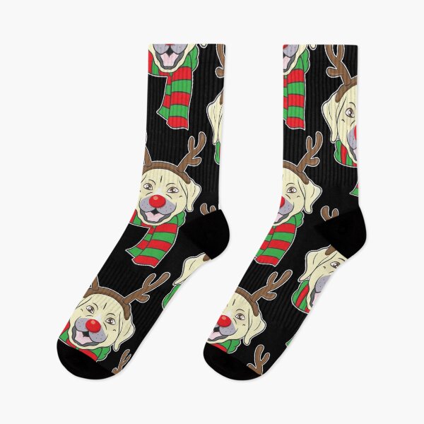 Artikelvorschau, Funny Christmas Dog Xmas Reindeer Labrador Holiday Gift entworfen und verkauft von haselshirt.