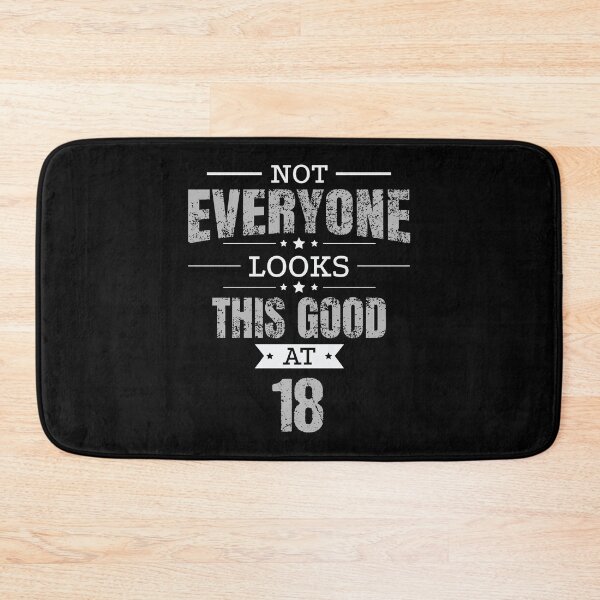 Item preview, 18th Birthday Gift Retro Eighteen 18 Years Looks This Good Grey designed and sold by haselshirt.