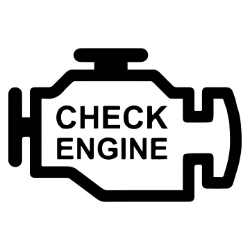 Artwork thumbnail, Check Engine Sticker by Sarged
