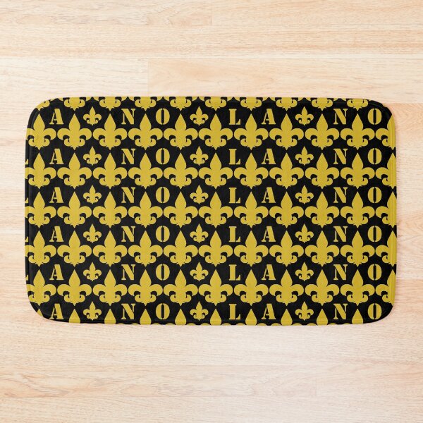 Item preview, Black and Gold NOLA Fleur de Lis Pattern designed and sold by StudioBlack.