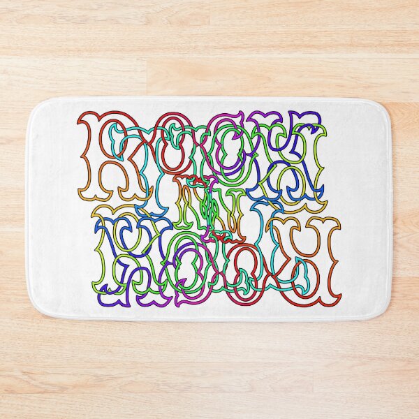 Item preview, Rainbow RocK n RolL Anagram with Black Outline designed and sold by gkillerb.
