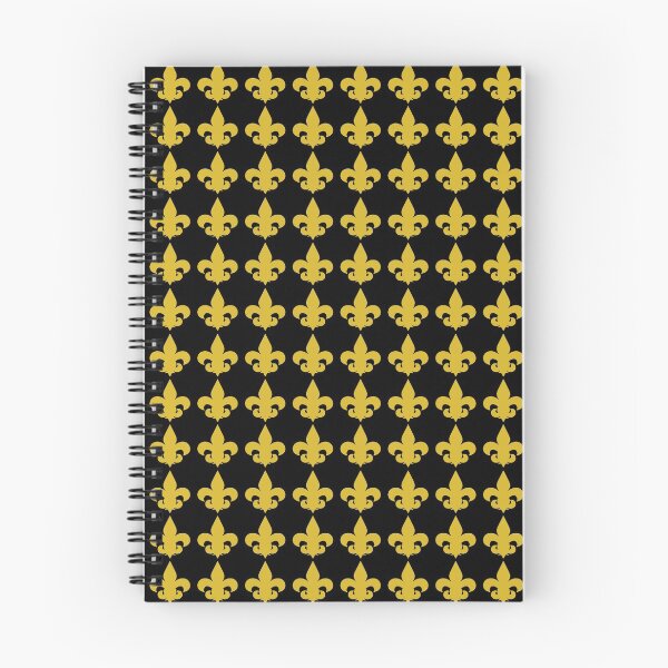 Item preview, Black and Gold Fleur de Lis Pattern designed and sold by StudioBlack.