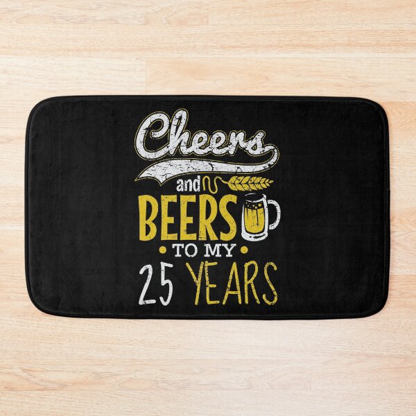 Item preview, Cheers and Beers 25th Birthday Gift Idea designed and sold by haselshirt.