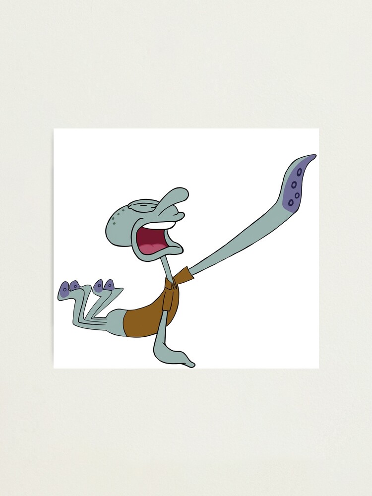 "Begging Squidward" Photographic Print for Sale by eltonjuan Redbubble