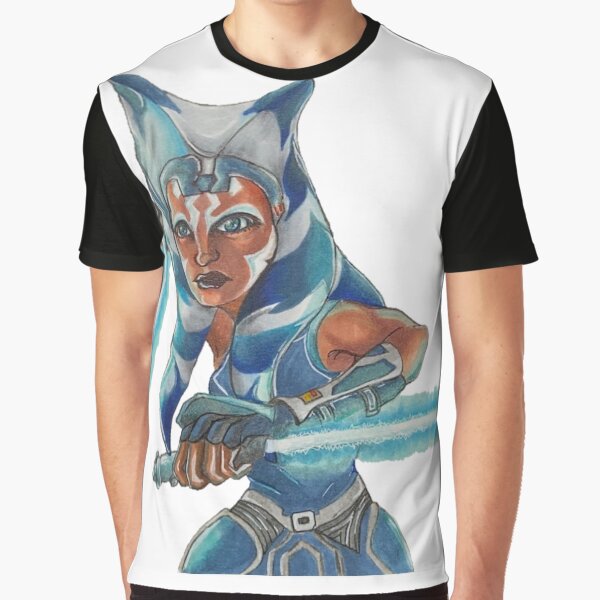Vista previa del artículo con la obra «Ahsoka Tano», diseñado y vendido por GravityDraws.