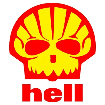 Artwork thumbnail, Shell Hell Sticker by Sarged