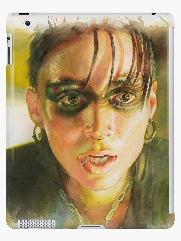 Lisbeth Salander Das Madchen Mit Dem Drachen Tattoo Ipad Hulle Skin Von Illusoryart Redbubble