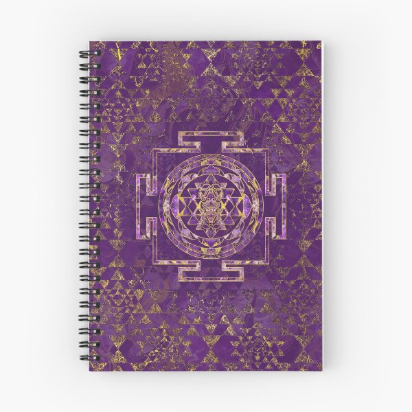Item preview, Sri Yantra  / Sri Chakra Amethyst and gold designed and sold by Nartissima.