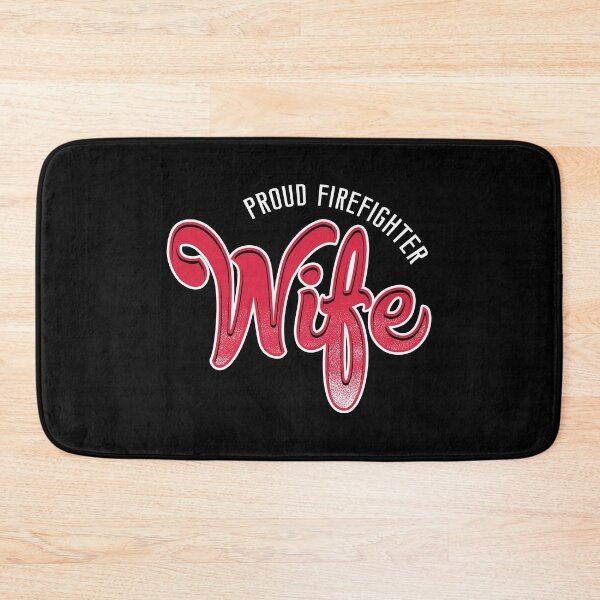 Item preview, Proud Firefighter's Wife Firemen Gift  designed and sold by haselshirt.