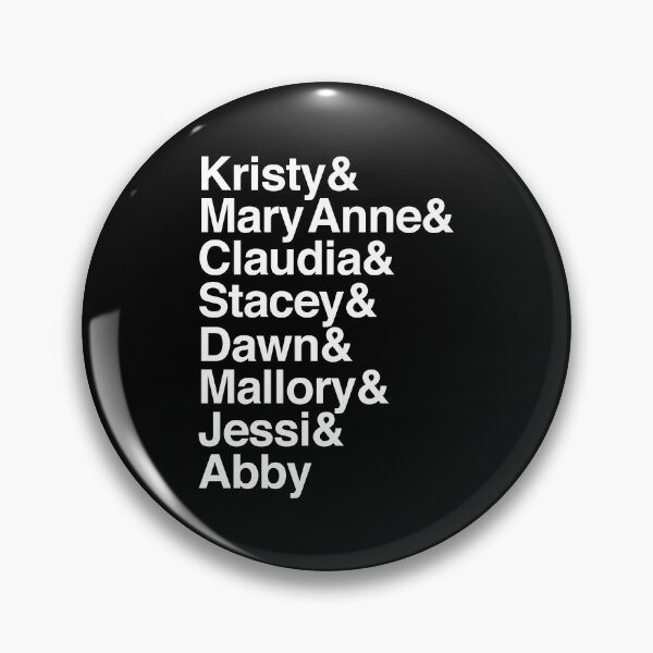 Item preview, Babysitters Club Helvetica Names (White Version) designed and sold by ijanet.