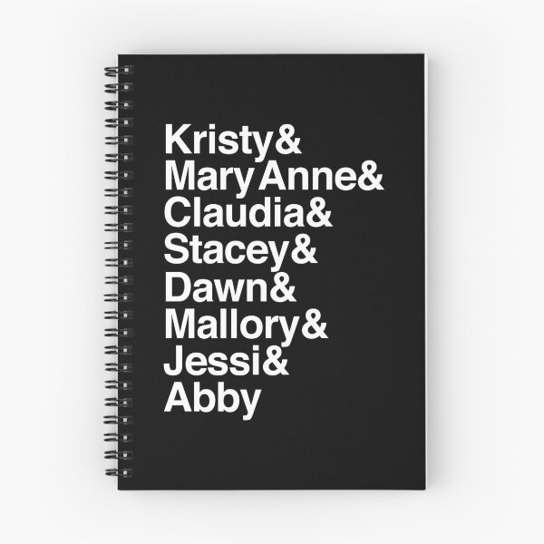 Item preview, Babysitters Club Helvetica Names (White Version) designed and sold by ijanet.