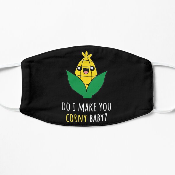 Funny Cute Sweet Corn Corny Baby Maiz Gift Idea Flat Mask