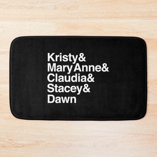 Item preview, Babysitters Club Helvetica Names (Original 5) (White Version) designed and sold by ijanet.