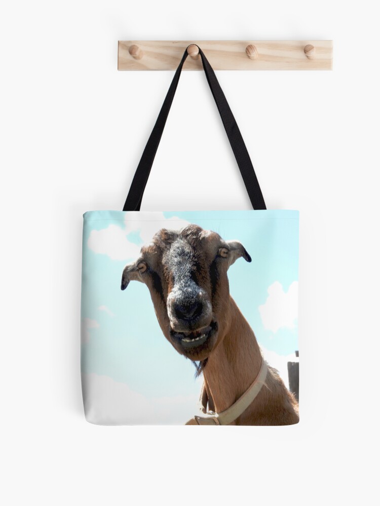 goat head in the clouds Tote Bag