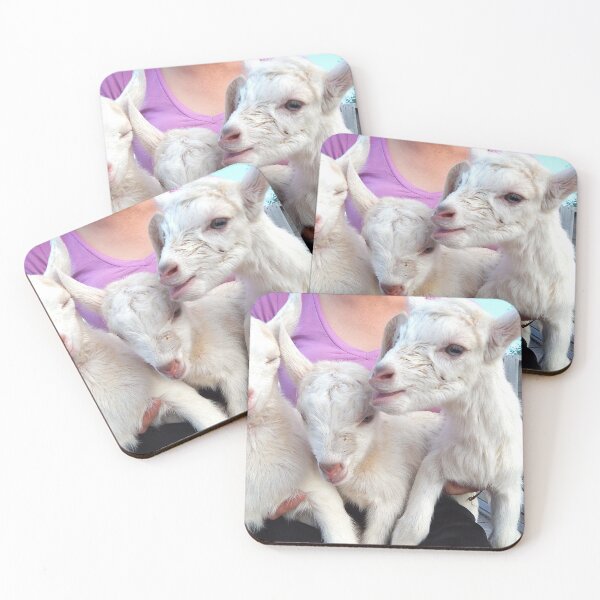 Item preview, Triplets, baby goat, nursery decor, goat lover,  designed and sold by Stephanie  Skeem.