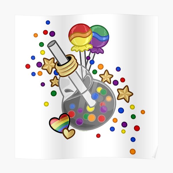 Gay Pride Boba Tea Poster For Sale By Lemonpaper Redbubble