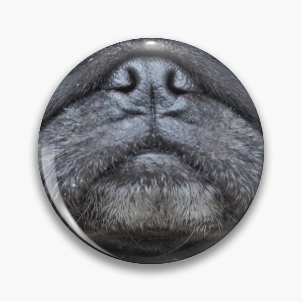 Item preview, Black Pug Nose and Mouth ~ Cute and Funny Animal Medical Face Masks ~ 1 designed and sold by Neon-Wolf.