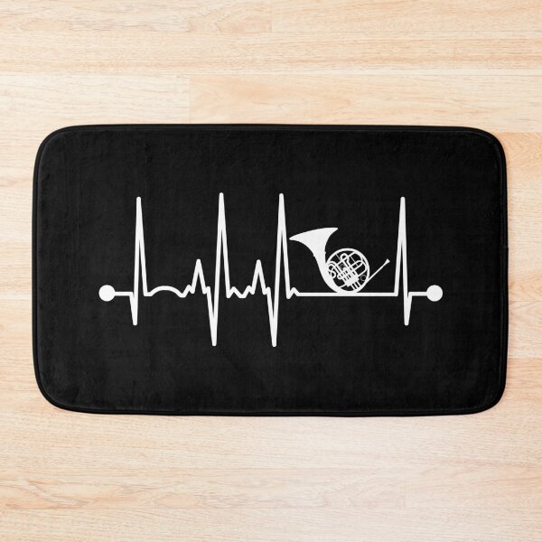 Item preview, French Horn Heartbeat designed and sold by teesaurus.