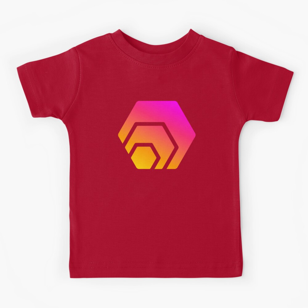 HEX Crypto Hexagon Logo Kids T-Shirt