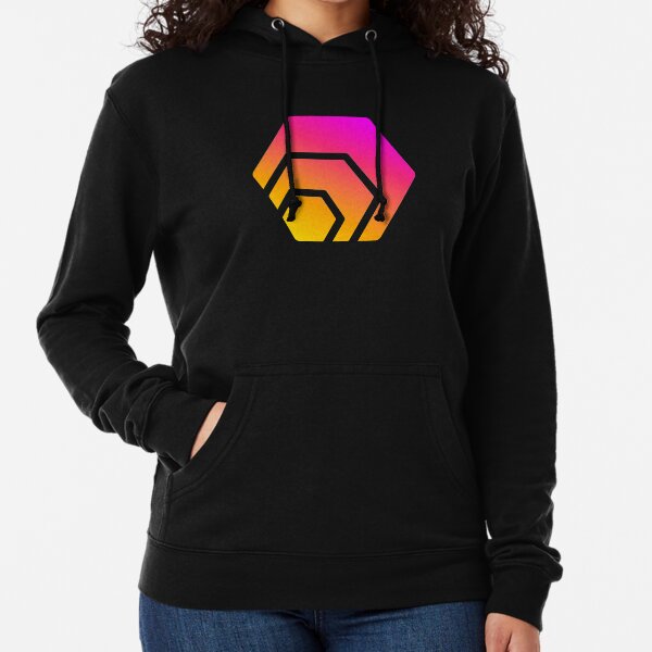 HEX Crypto Hexagon Logo Lightweight Hoodie