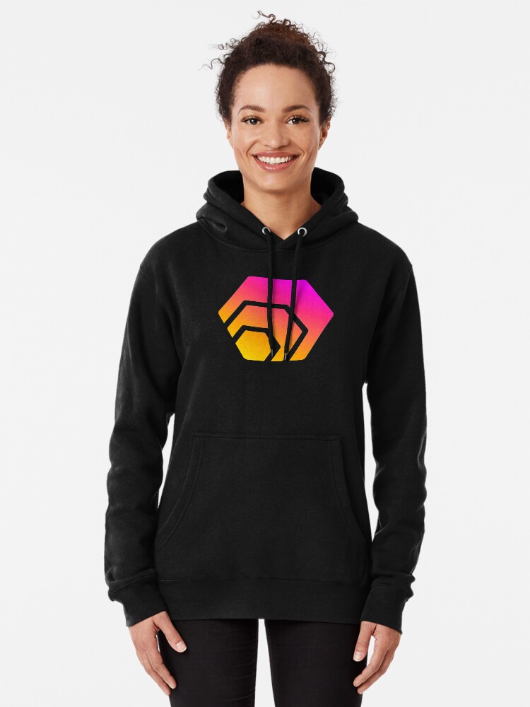 HEX Crypto Hexagon Logo Pullover Hoodie for Sale by misdememeor Redbubble