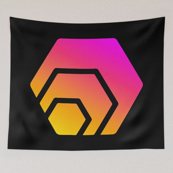 Item preview, HEX Crypto Hexagon Logo designed and sold by misdememeor.