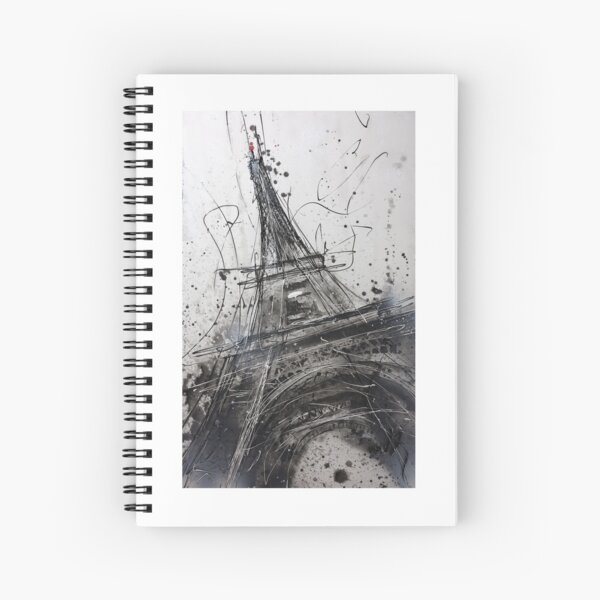 Eiffel Tower Spiral Notebook