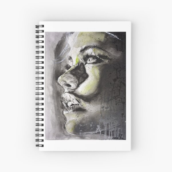 Green Woman Spiral Notebook