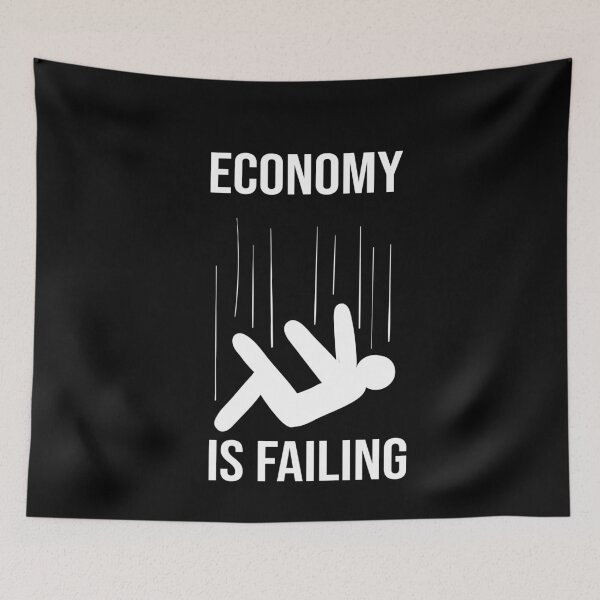 Item preview, Economy is Failing designed and sold by Merch By ika.