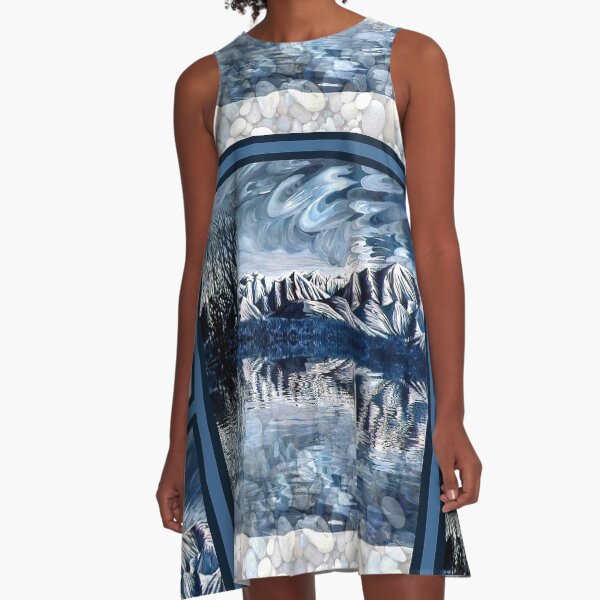 Southern Alps A-Line Dress