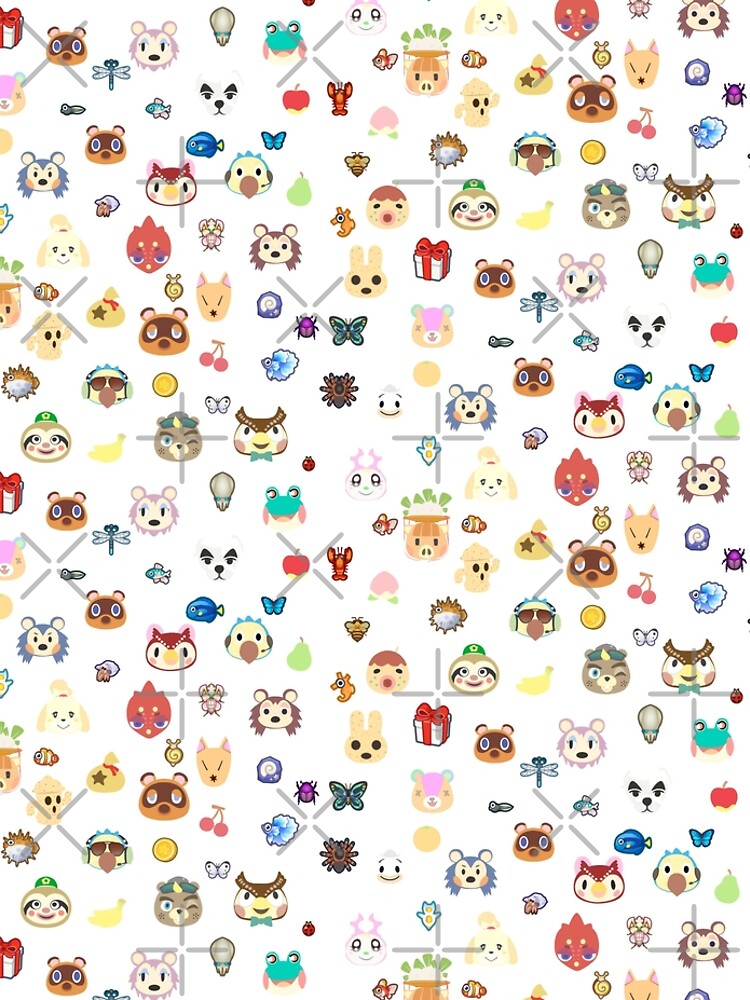 animal crossing cute pattern by Mkawaii
